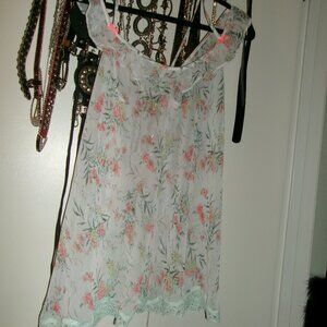 Y2K Victoria's Secret Floral Slip
